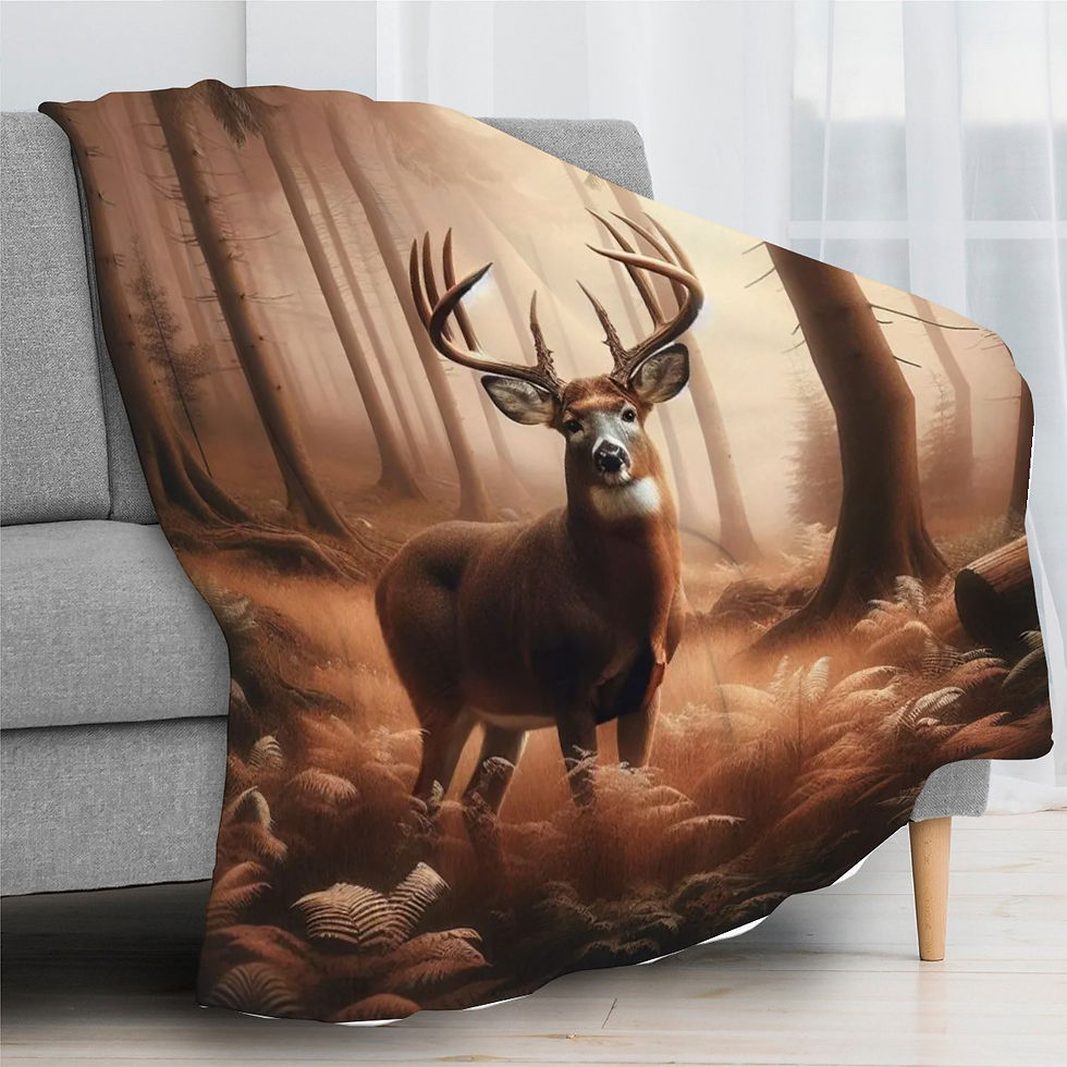 300 GSM Flannel Throw Blanket (Made in USA)