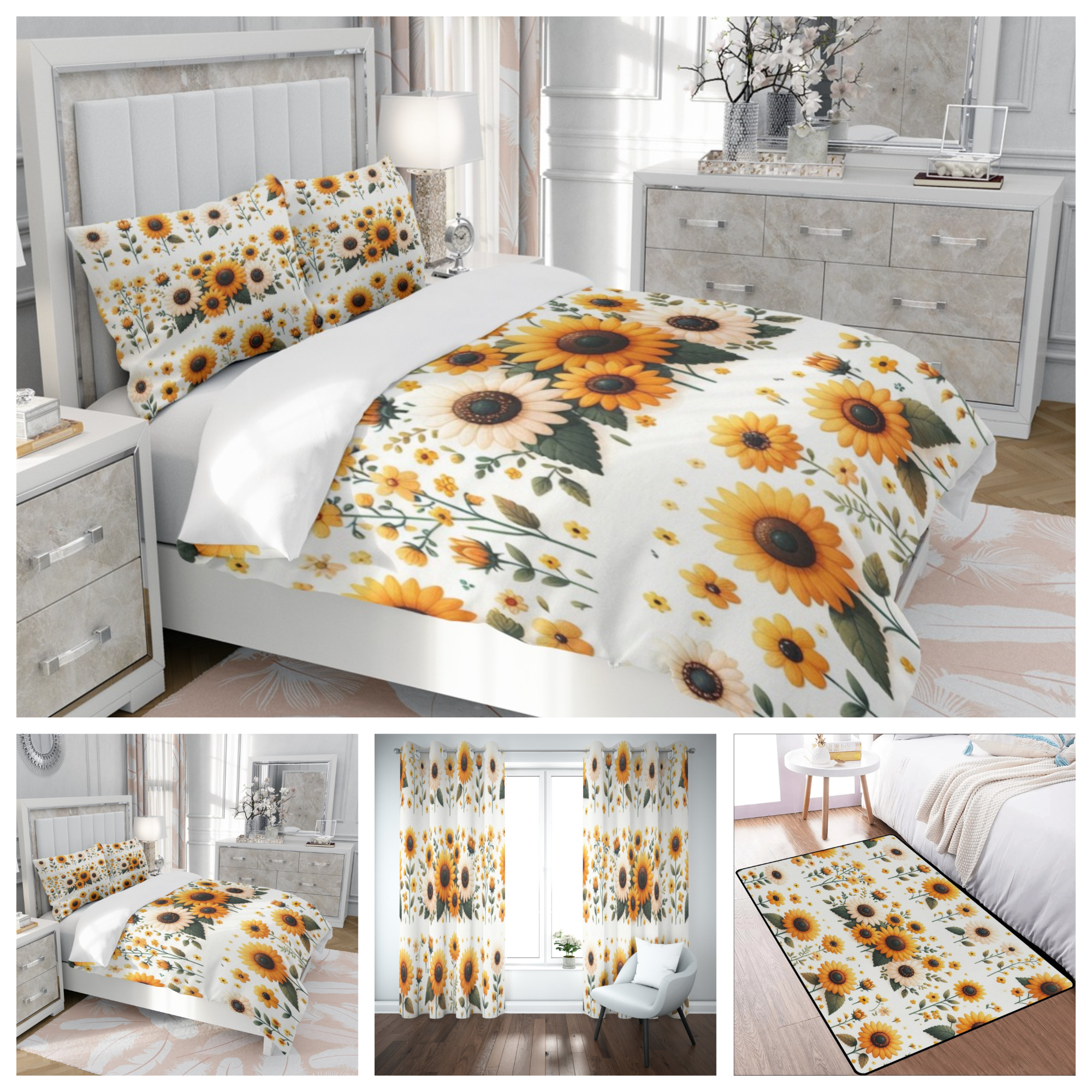 Sunflower Comforter Set
