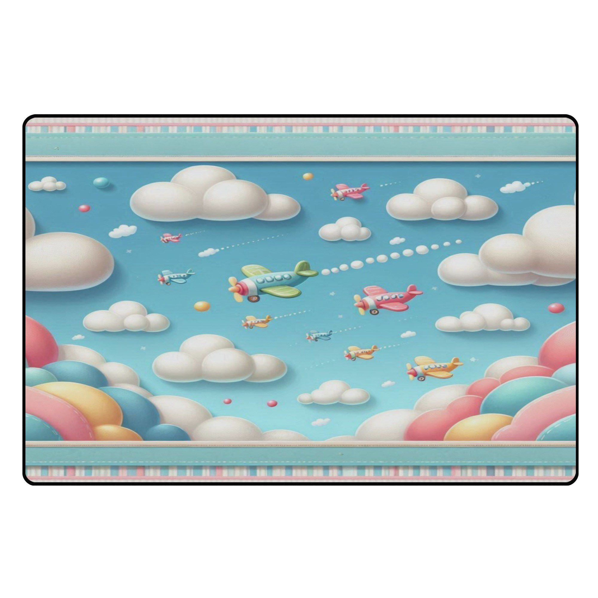 Aero Plane Area Bedroom Rug