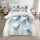 Thumbnail: Blue Boughet Comforter Set