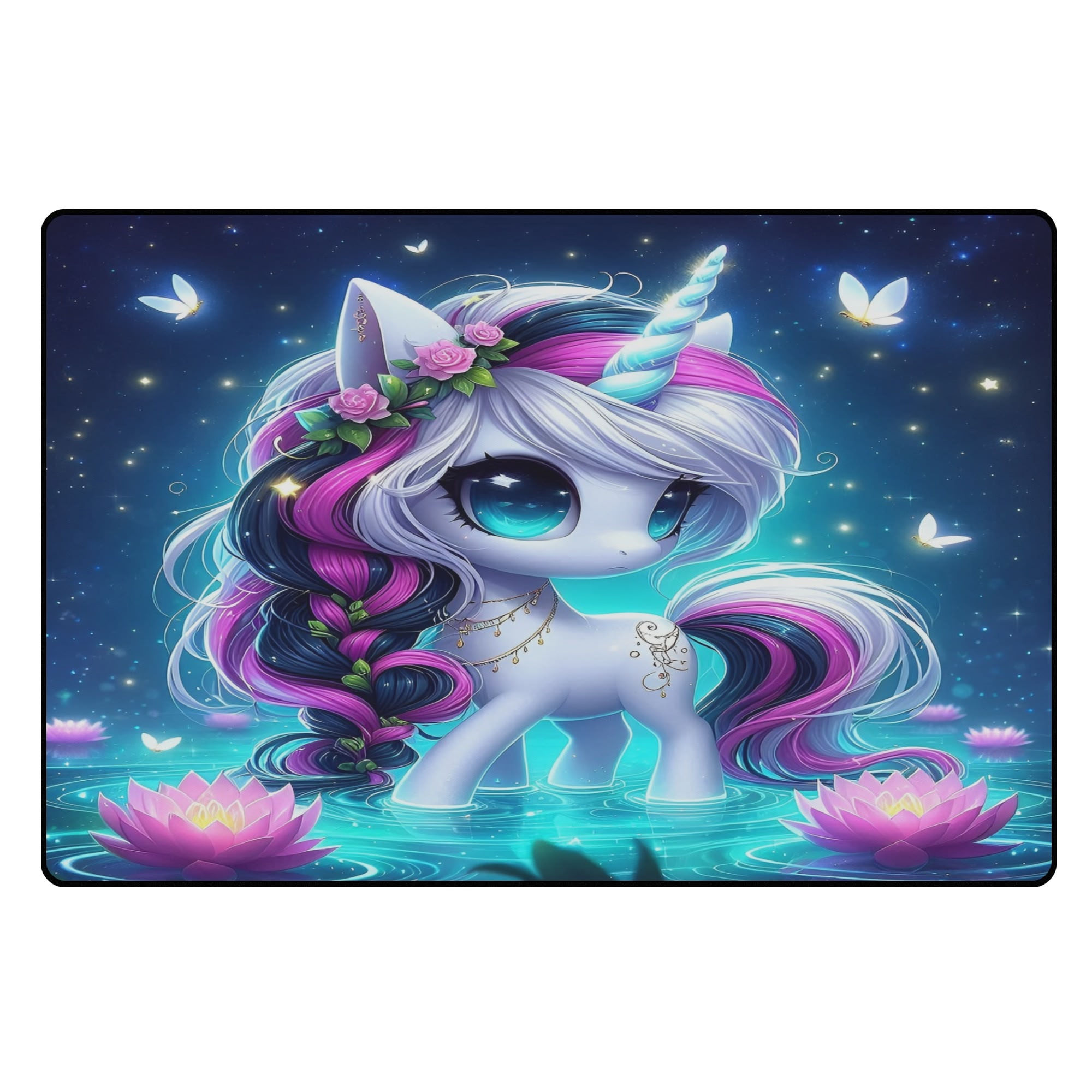 Midnight Unicorn Comforter Set