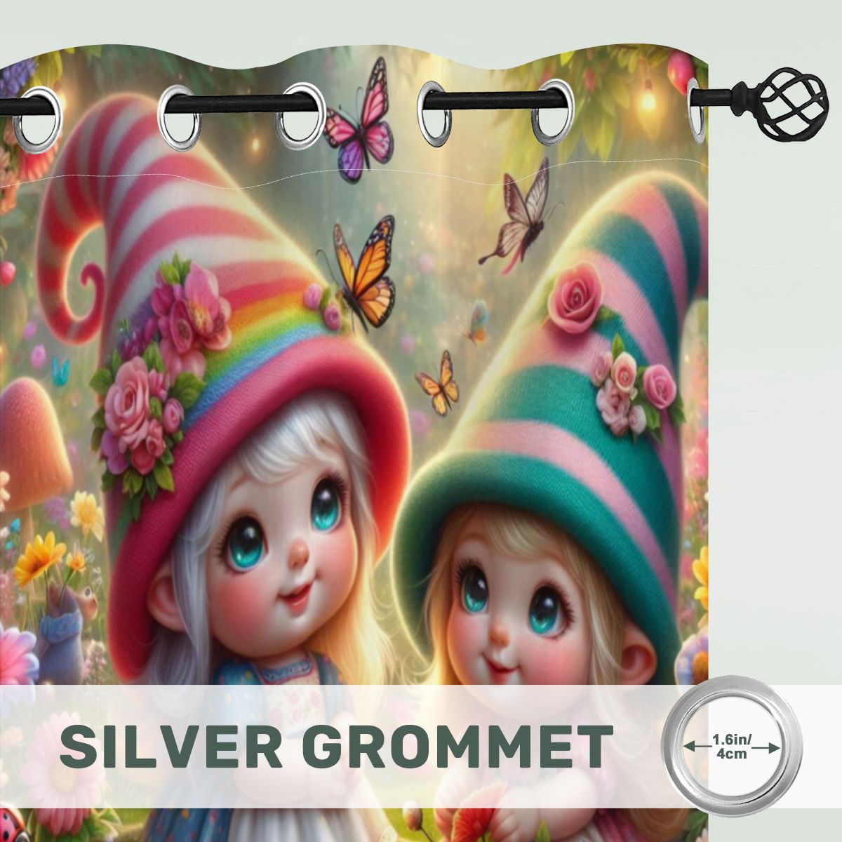 Elfies Multi Sizes Blackout Curtains