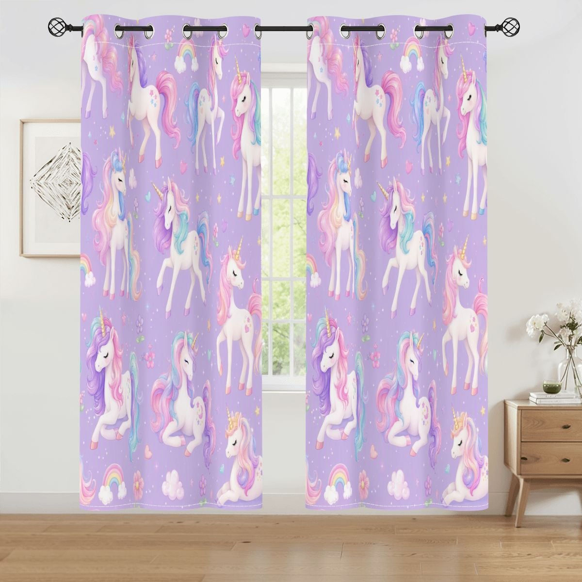 Unicorns Blackout Curtains