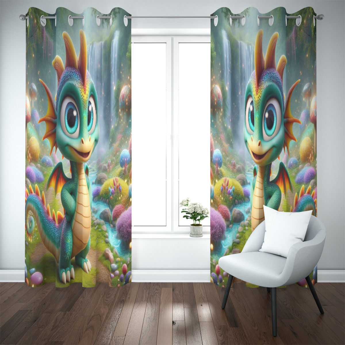 Spikey Blackout Grommet Curtains