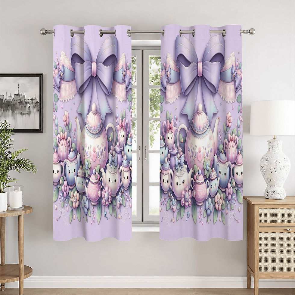 Thumbnail: My Little Teapot Blackout Curtain 