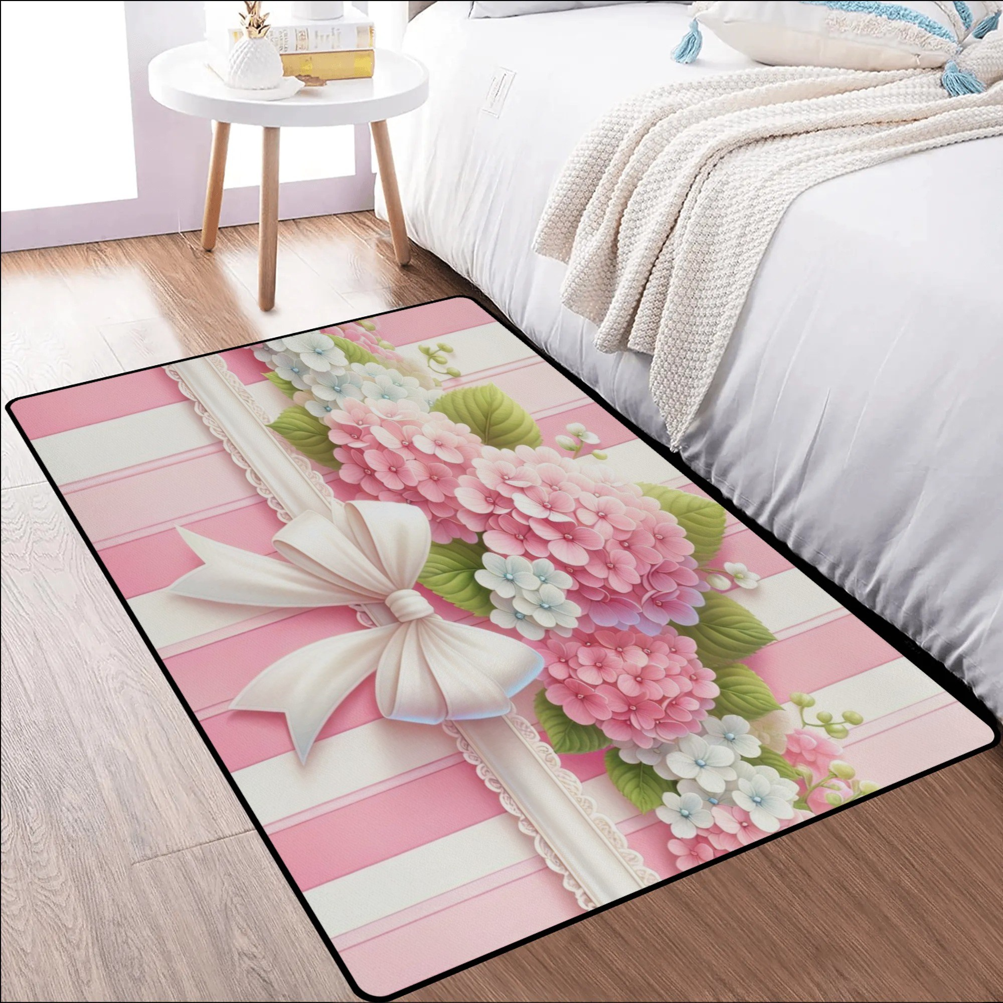 X Pink Boughet Comforter Set