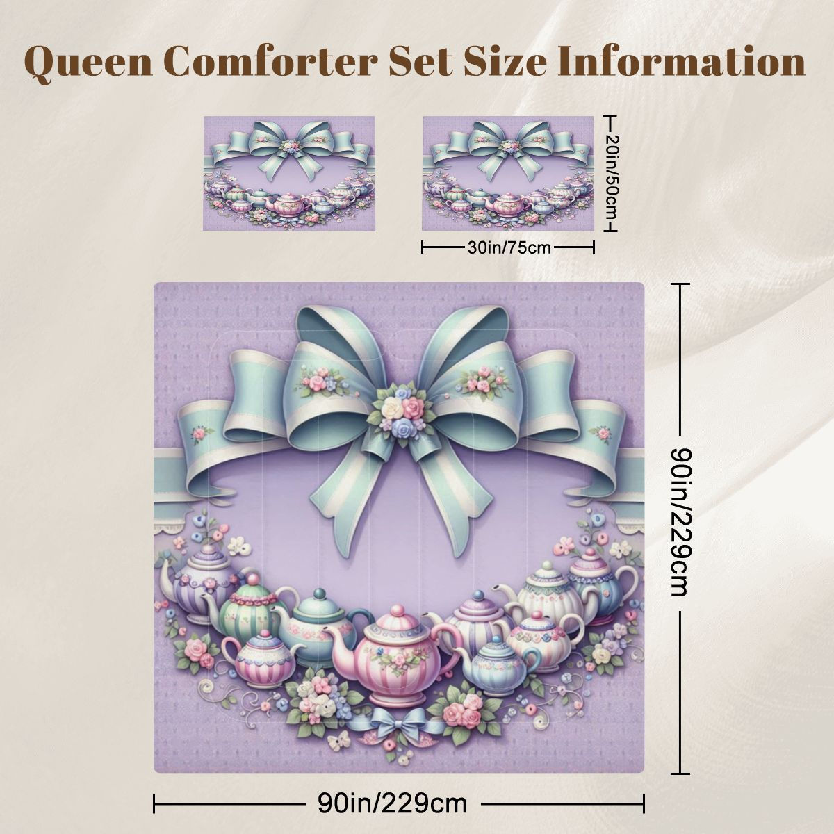 X Cute Tea Time Comforter Set