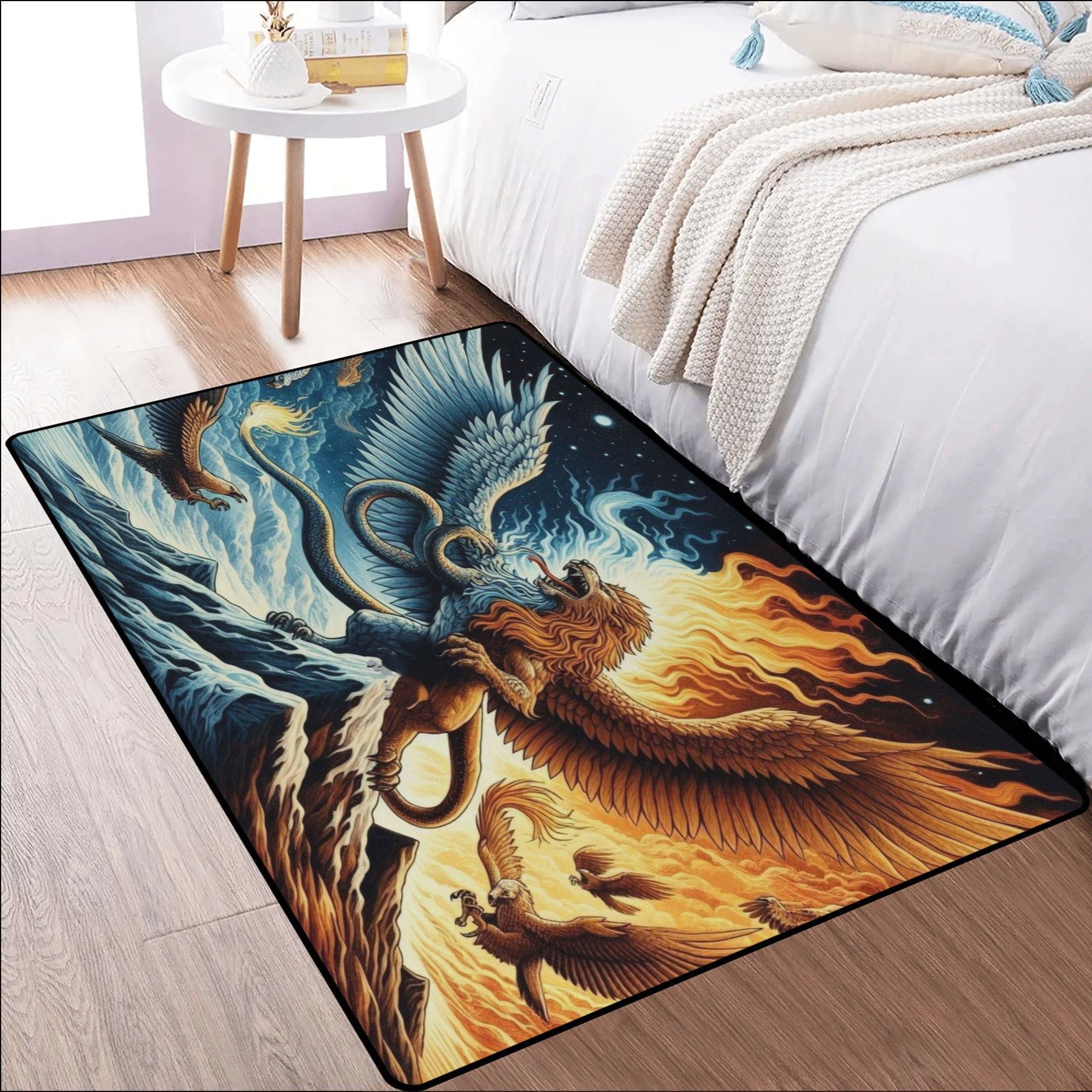 Fire & Ice  Area Bedroom Rug
