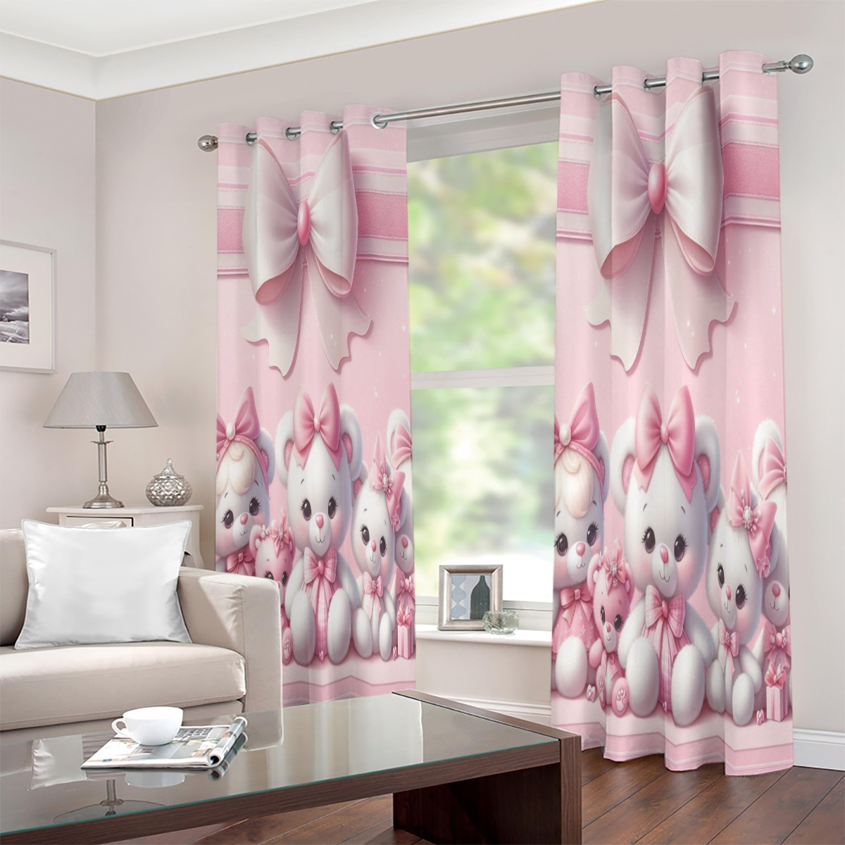 X Bear-ly Pink Comforter