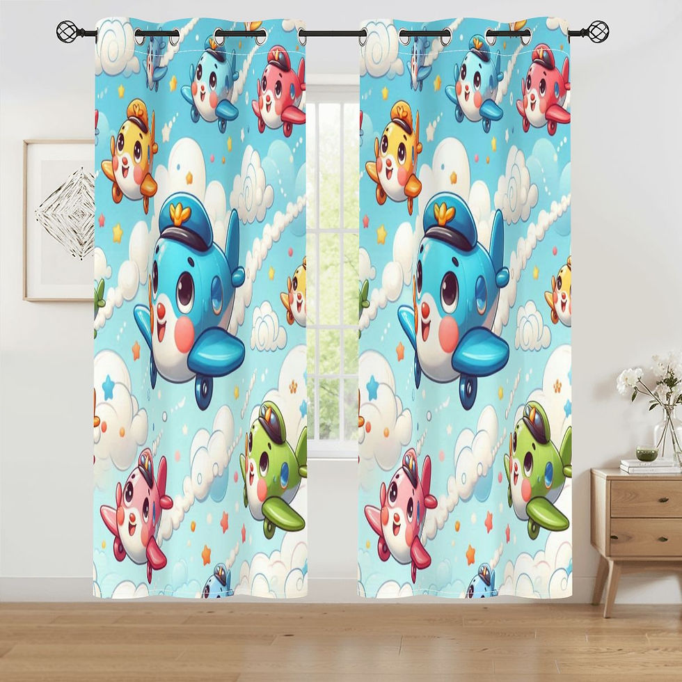 Planes Blackout Curtains