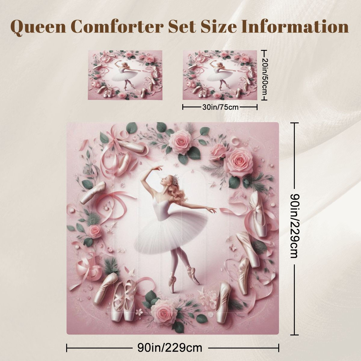 X Ballet Shoes Comforter Set