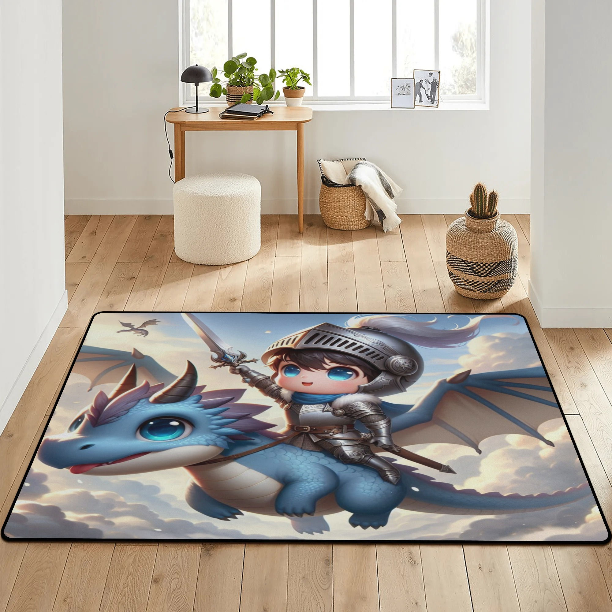 Dragon Slayer Bedroom Rug