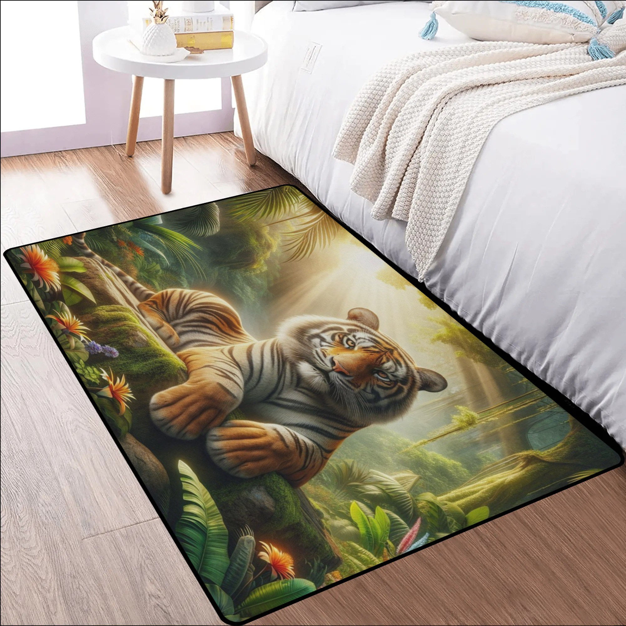 Red Dragon Area Bedroom Rug