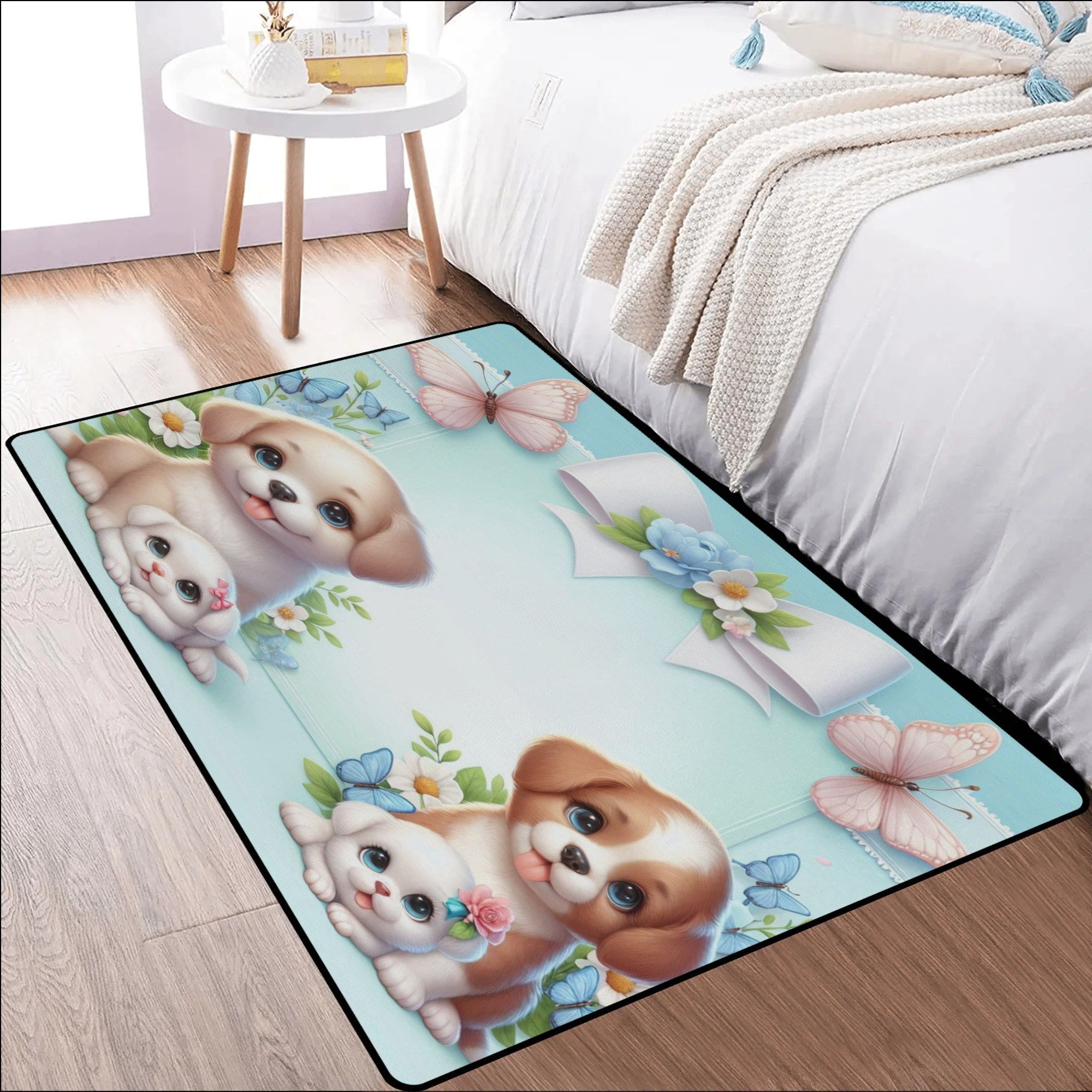 Puppy Love Area Bedroom Rug