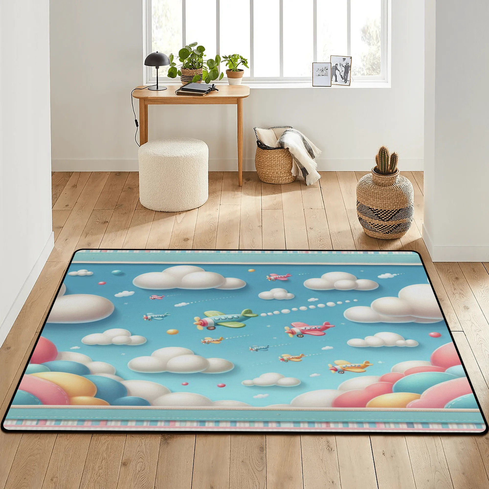 Aero Plane Area Bedroom Rug