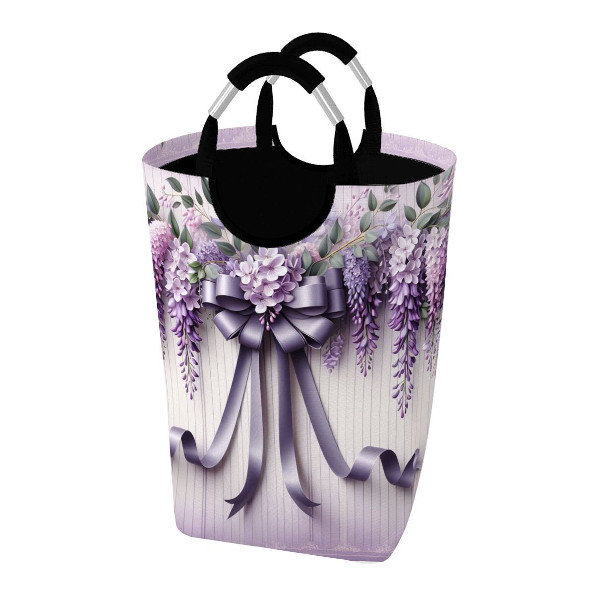 Square Laundry Basket with Padded Handles