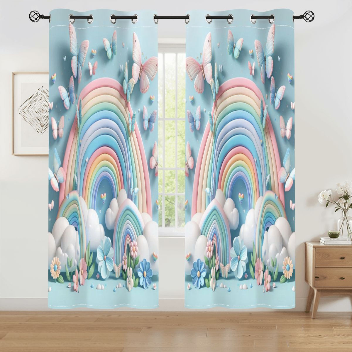 Rainbow Comforter Set
