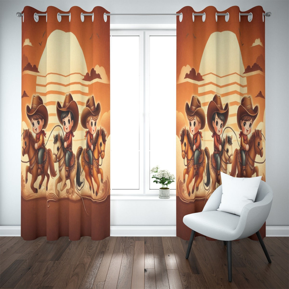 Three Amigos Blackout Grommet Curtains
