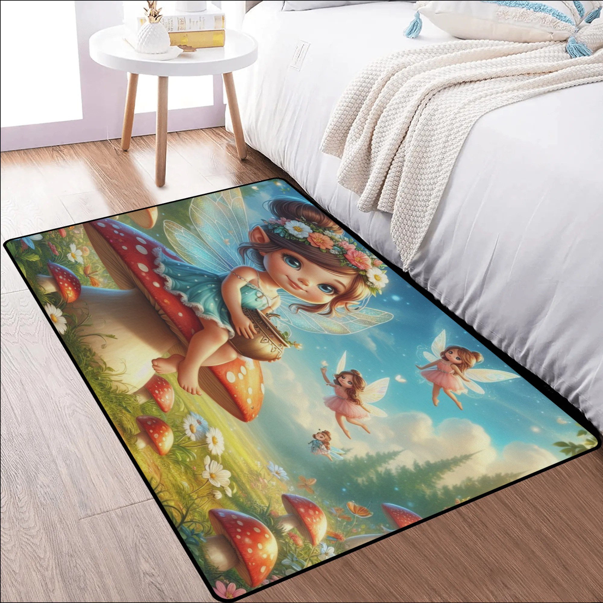 Fairy Girl Area Bedroom Rug