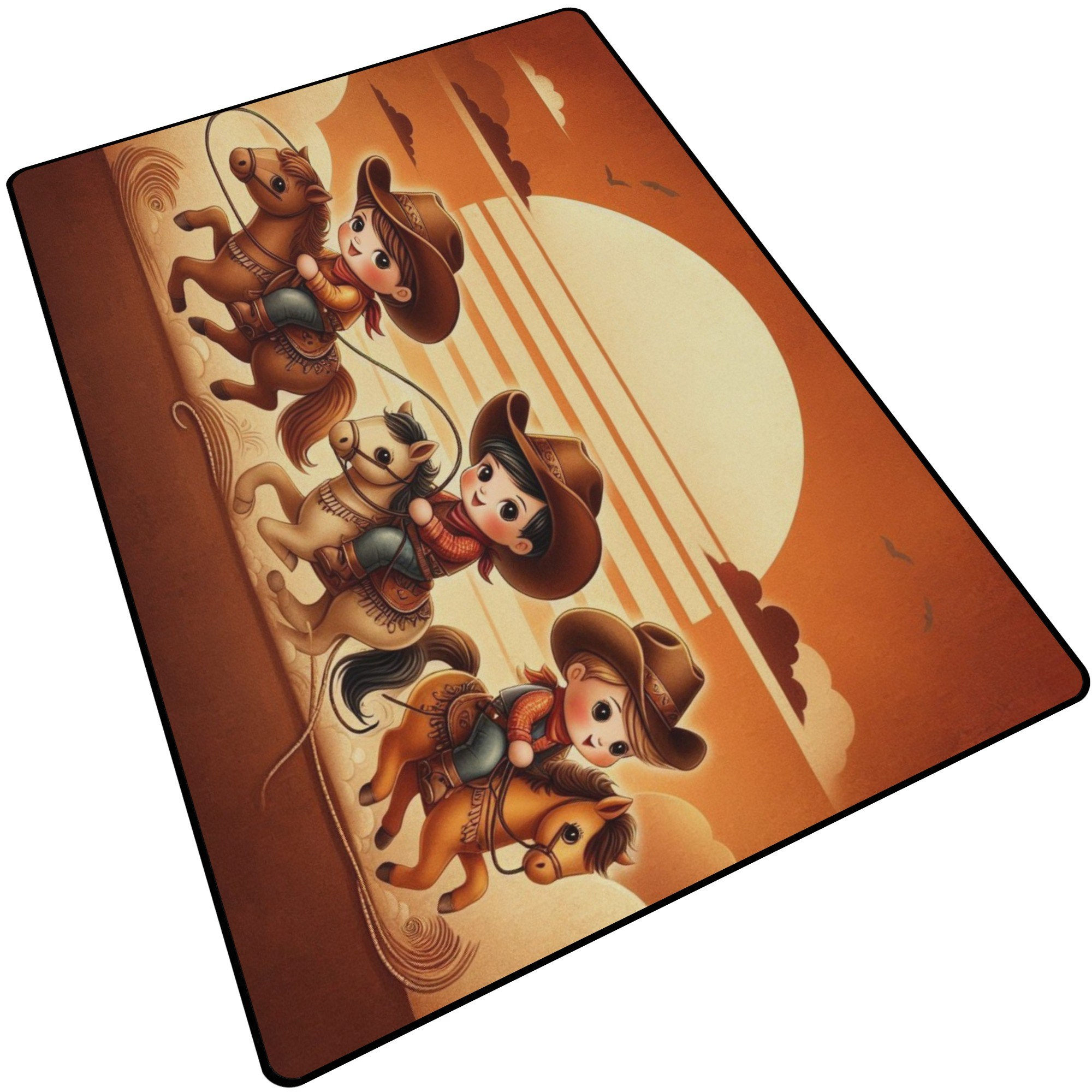 Cowboys Area Bedroom Rug