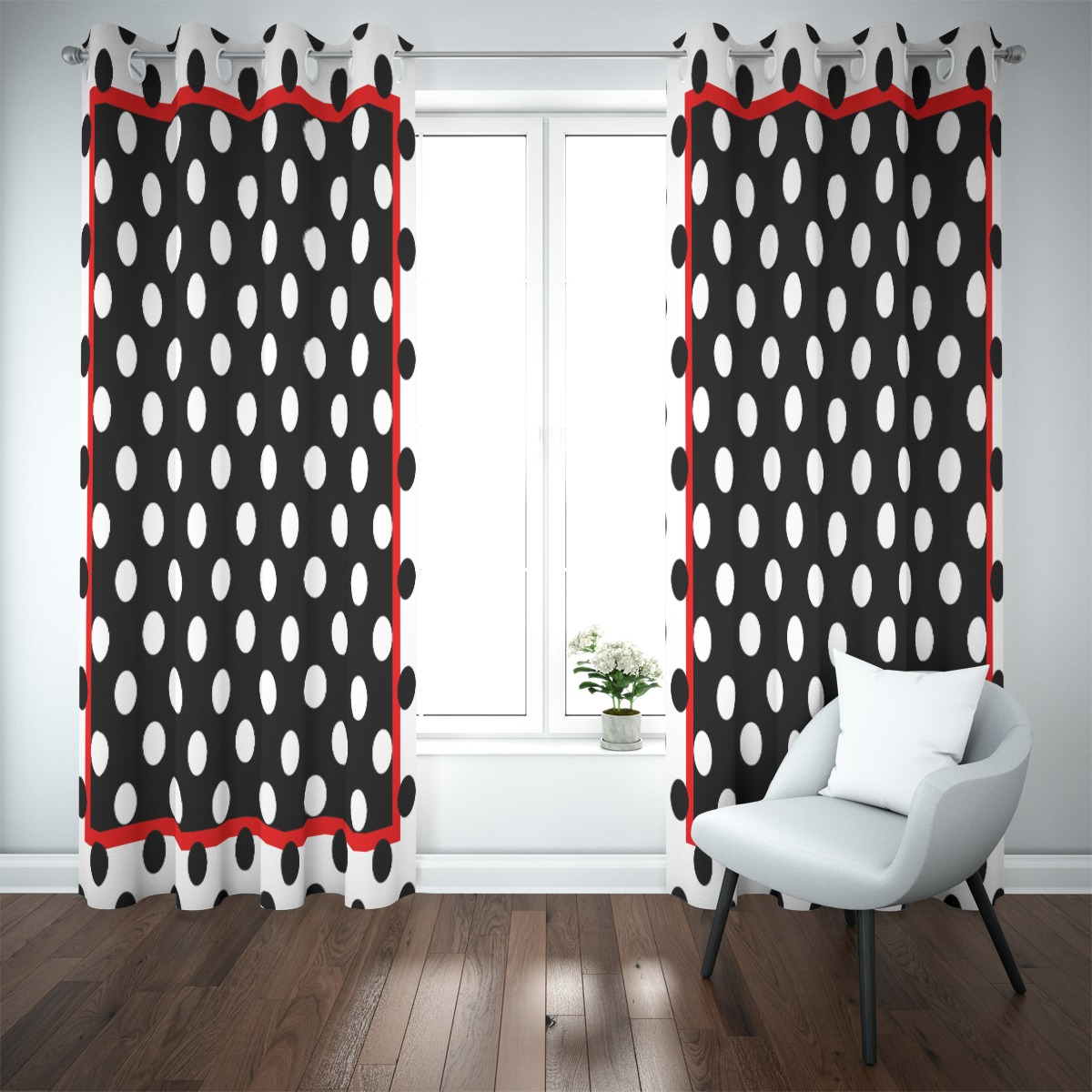 X Polka Dot Comforter Set