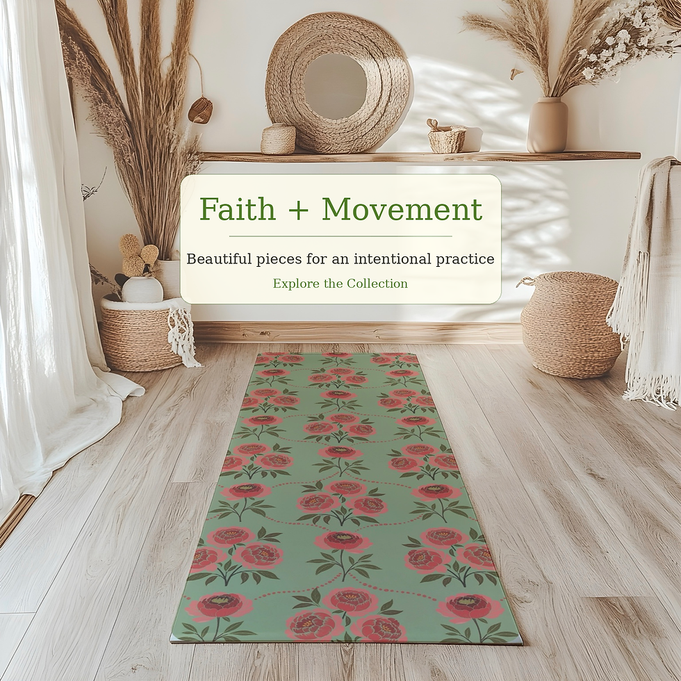 Thumbnail: Vintage Peony Floral Pilates & Yoga Mat