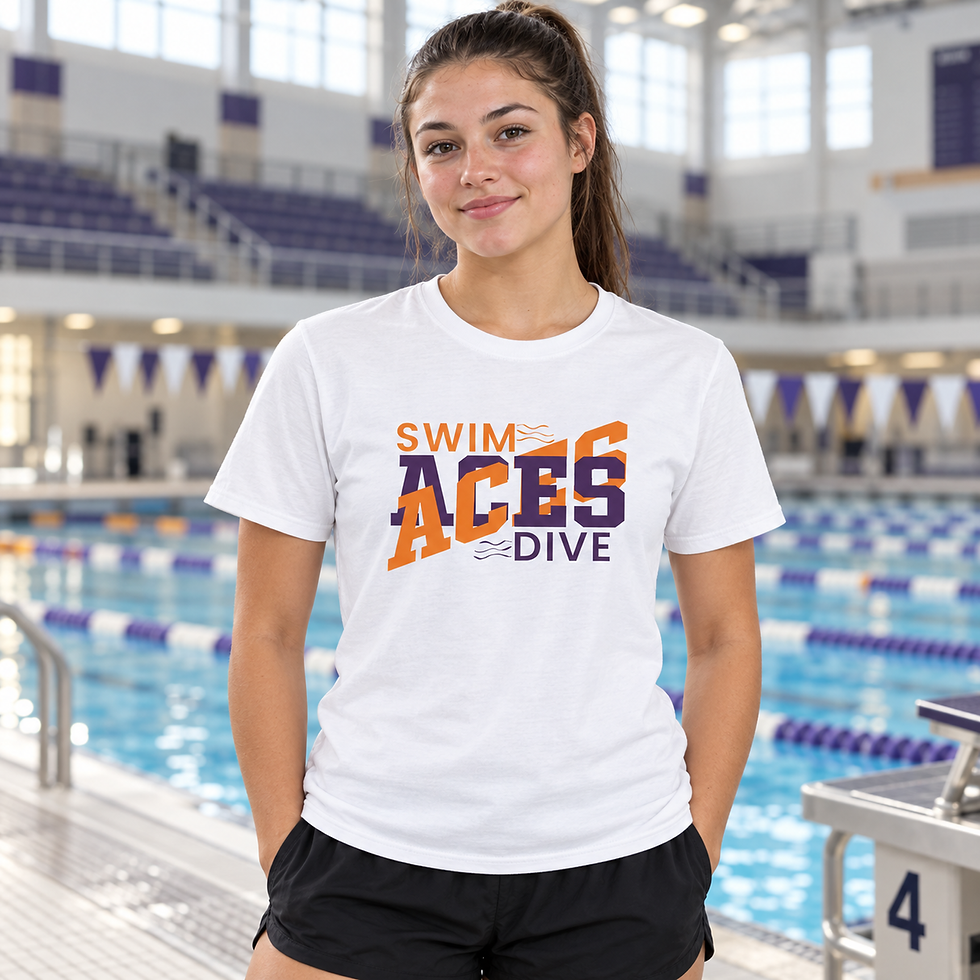 Thumbnail: Swim Aces Dive T-Shirt — Team Spirit Swim & Dive Tee