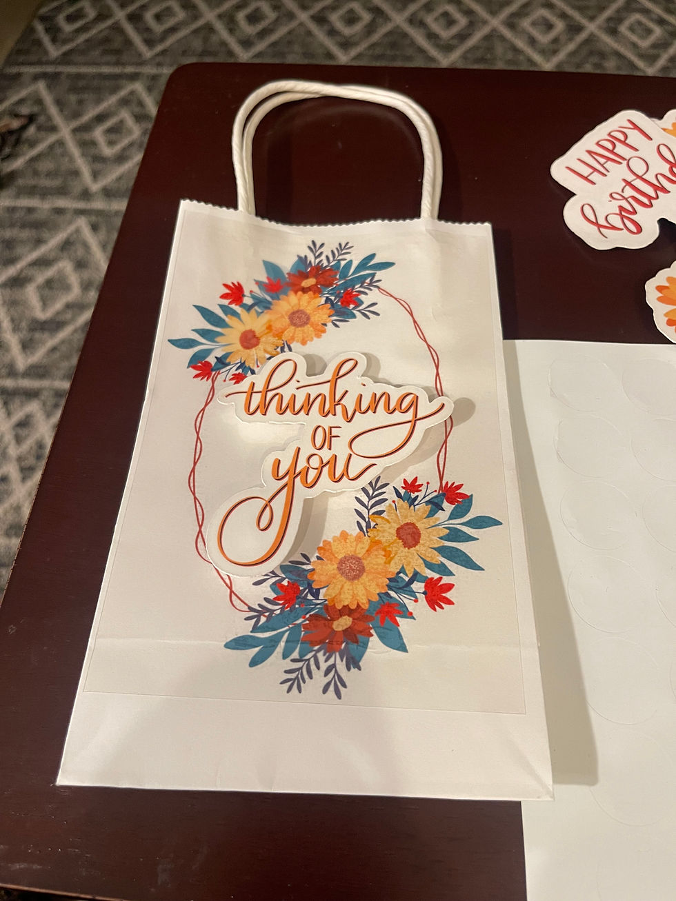 Thumbnail: Sunflower gift bags (set of 4)