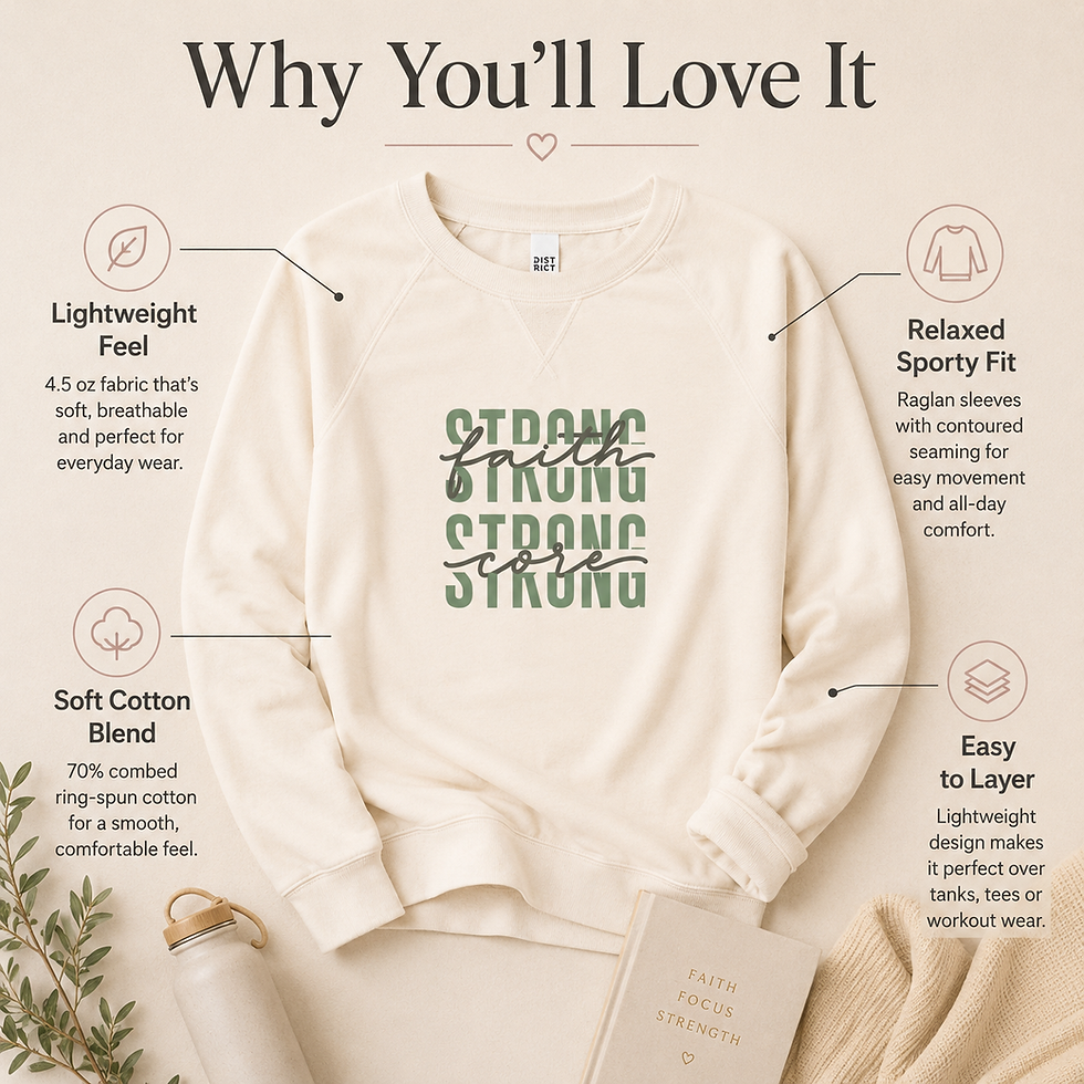 Thumbnail: Strong Faith Strong Core Lightweight Pullover