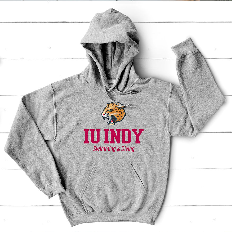 Thumbnail: Jaguars Swimming and Diving Gildan Unisex Hoodie