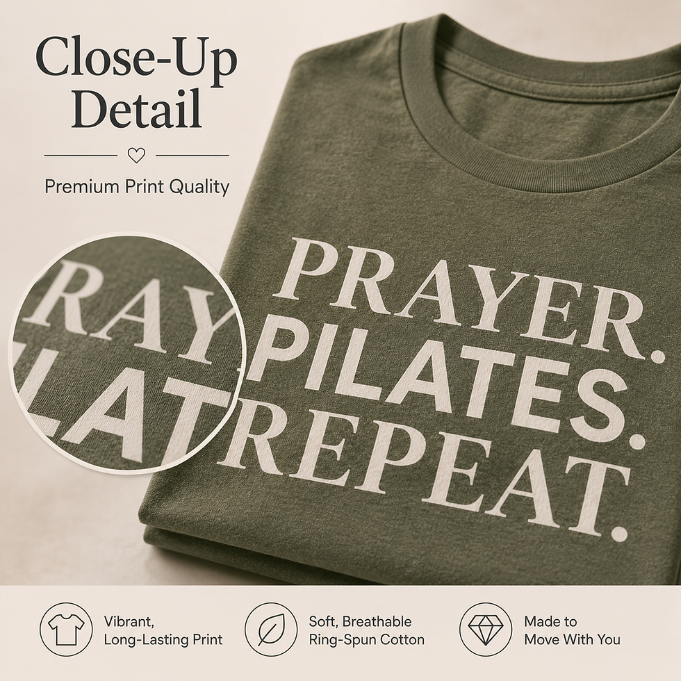 Thumbnail: Prayer Pilates Repeat Tee