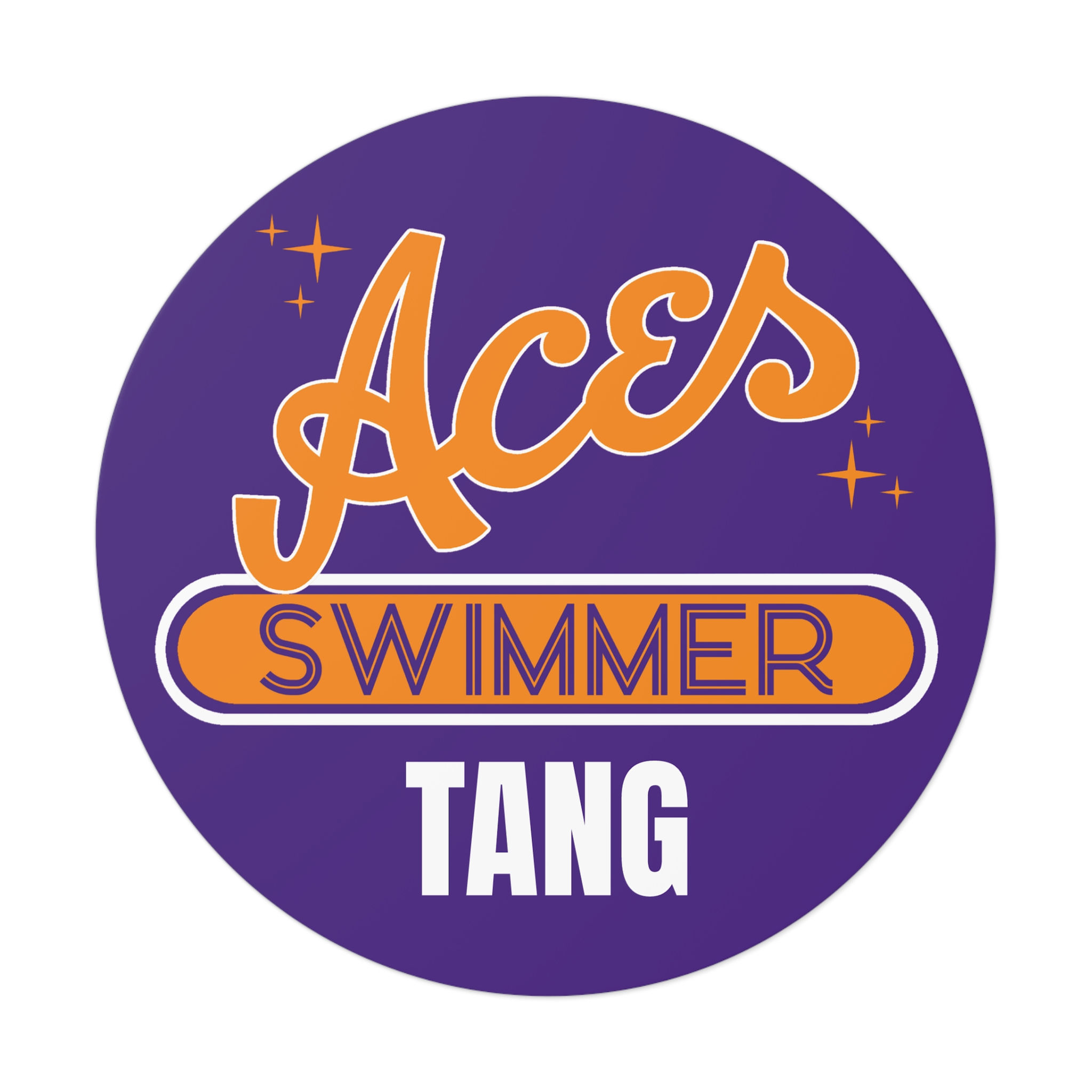 Personalized ACES Swim & Dive, Vinyl Sticker | Custom Swimmer, Parent & Family