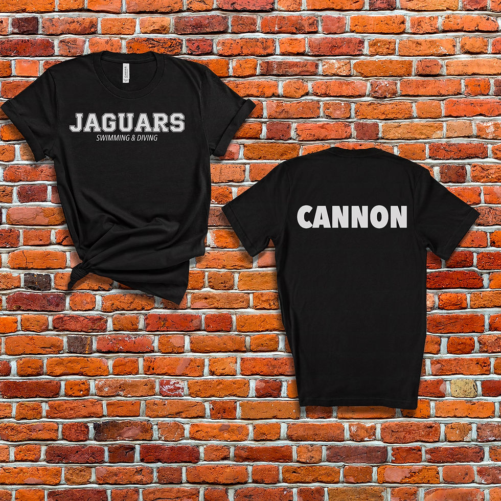 Thumbnail: Jaguars Swim and Dive Bella Canvas Unisex T-shirt