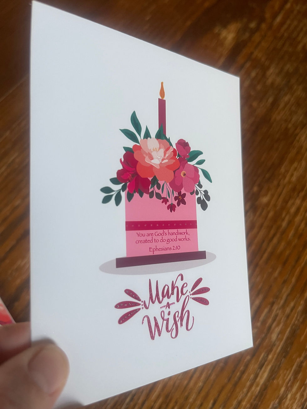 Thumbnail: Pink Floral Note Cards