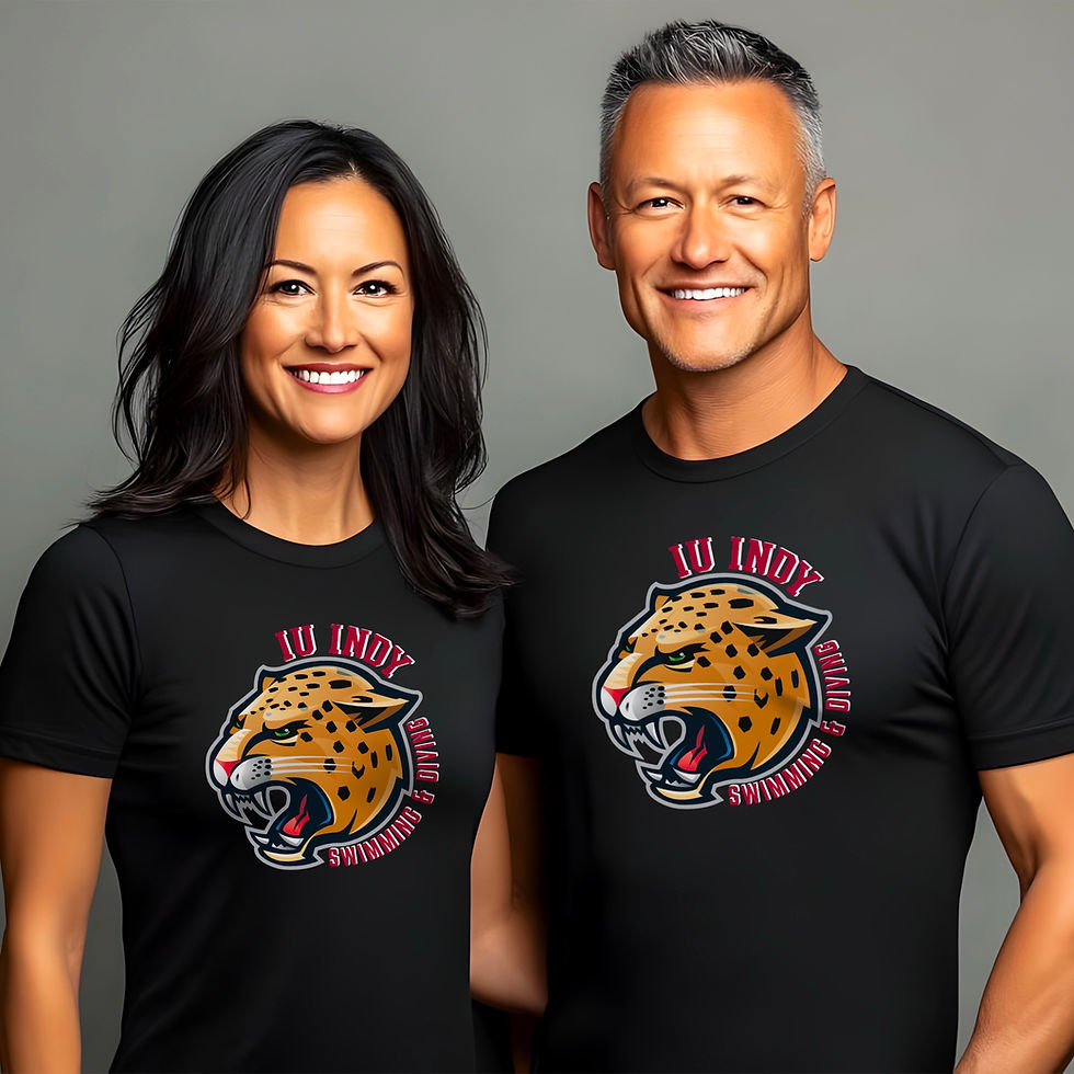 Thumbnail: Full color Jaguar Swim and Dive Bella Canvas T-shirt