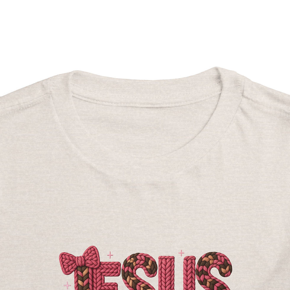 Thumbnail: Toddler Tee — “Jesus Is My Valentine” Pink Heart Kids Shirt