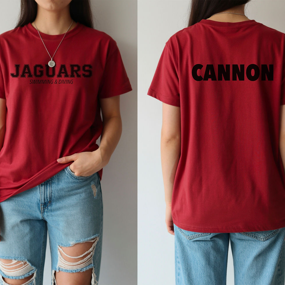 Thumbnail: Jaguars Swim and Dive Bella Canvas Unisex T-shirt