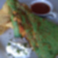 Come and get it, chicken or shrimp quesadilla, we even have Vegetarian quesadilla try us