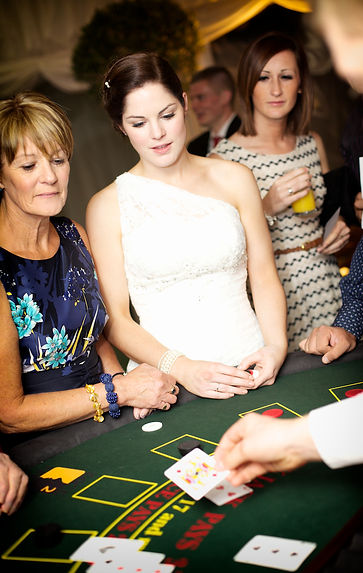 Wedding reception entertainment casino hire for weddings and Bar Mitzvah Simcha Jewish fun casino hire Cambridge London Essex Bedford Milton Keynes Peterborough Wedding evening Robert Gough Magician