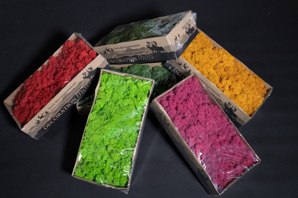 Dekorasjonsmose fra Norske Moseprodukter AS
