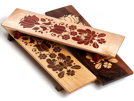 Some inlay work, using the laser cutter