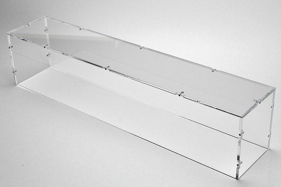 Thumbnail: Acrylic dust cover (only) for locomotive tester/display - H0 scale