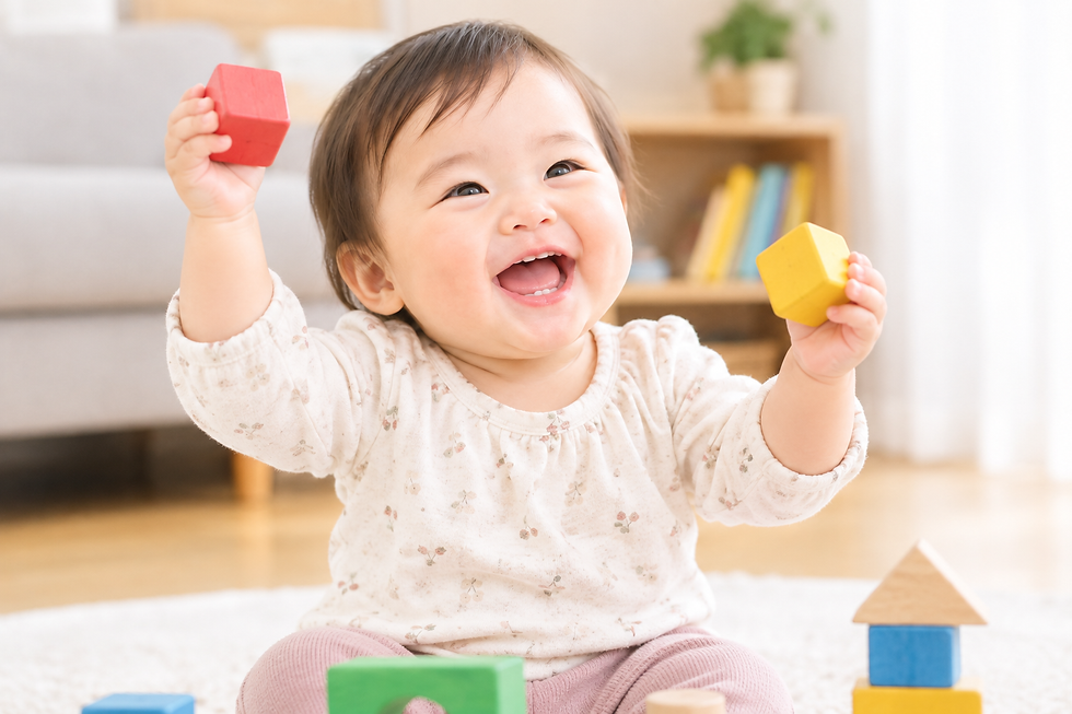 赤ちゃんは人を見て育っています