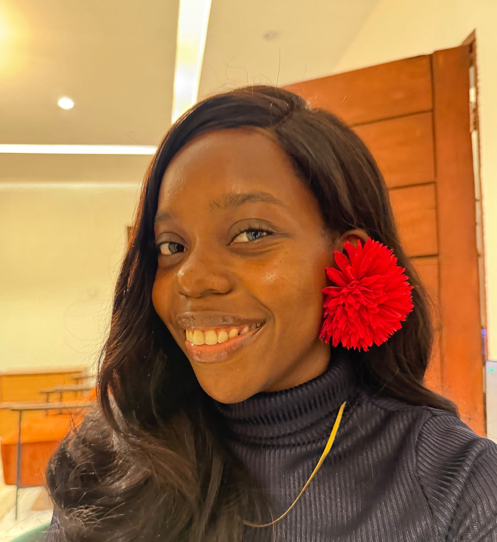 Thumbnail: Women's Floral PomPom Earrings