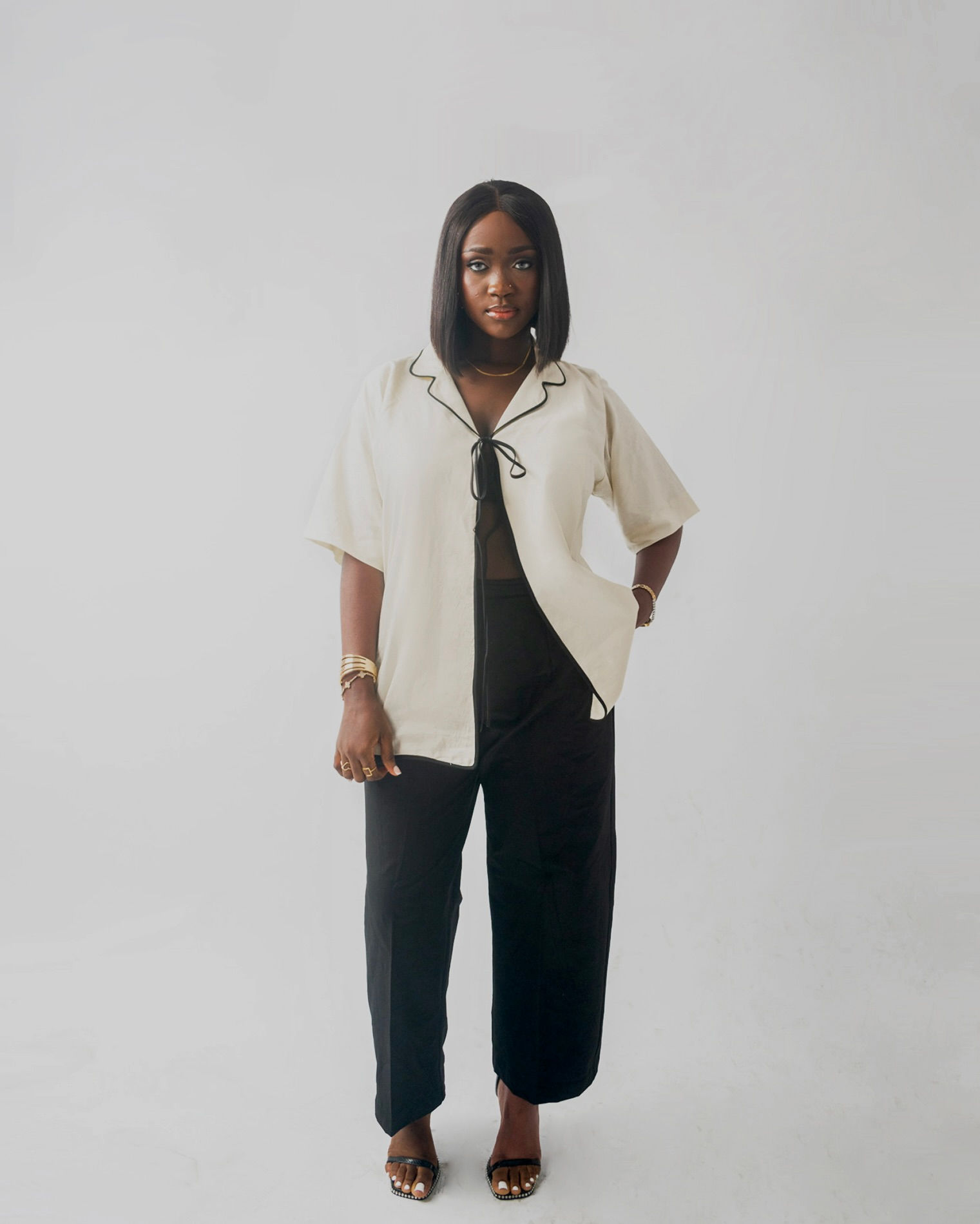 TMB III Women's Formal Linen Two Piece