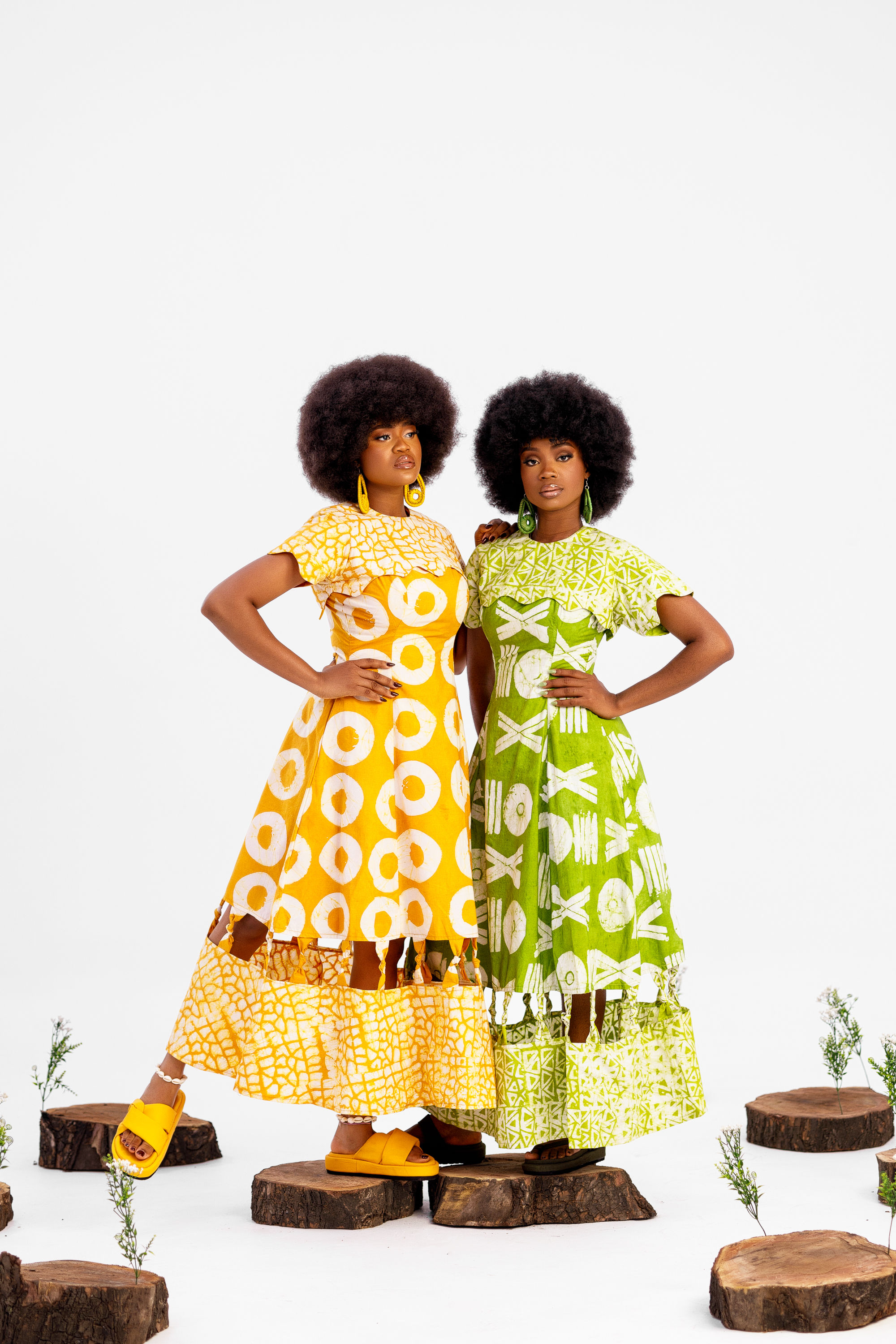 Donna Women’s Sleeveless Adire Dress & Bolero Set: Authentic Style and Elegance