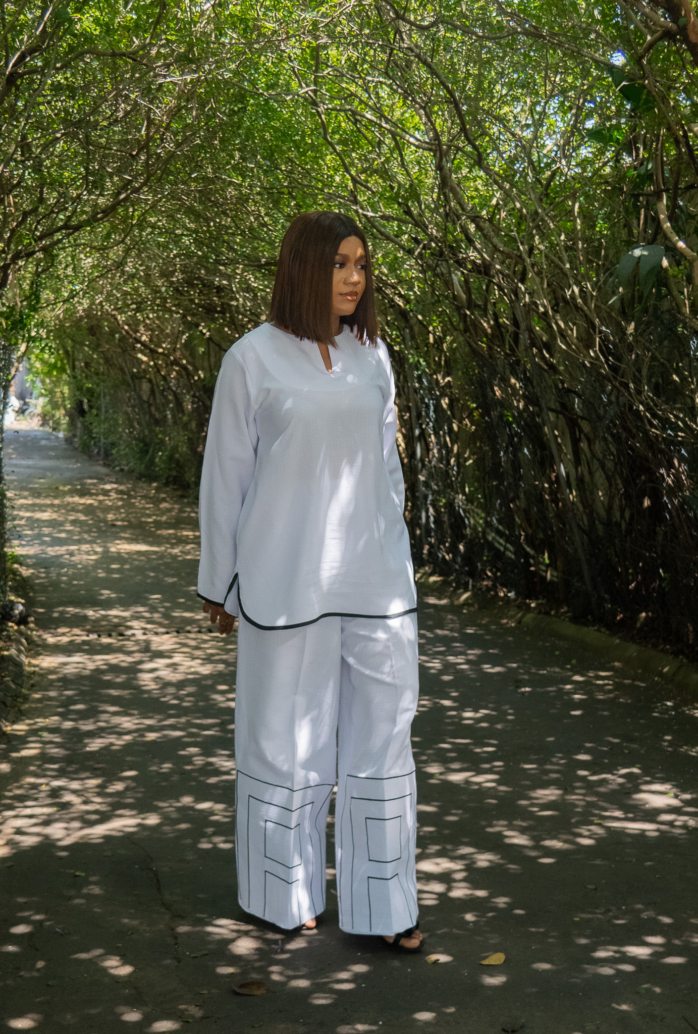 Sal Women's Linen Casual Pant Set