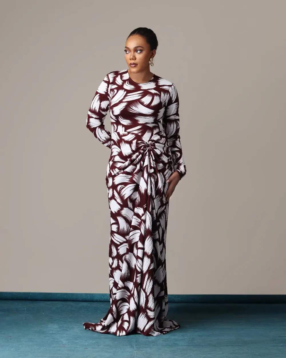 Kayla Print Maxi Dress
