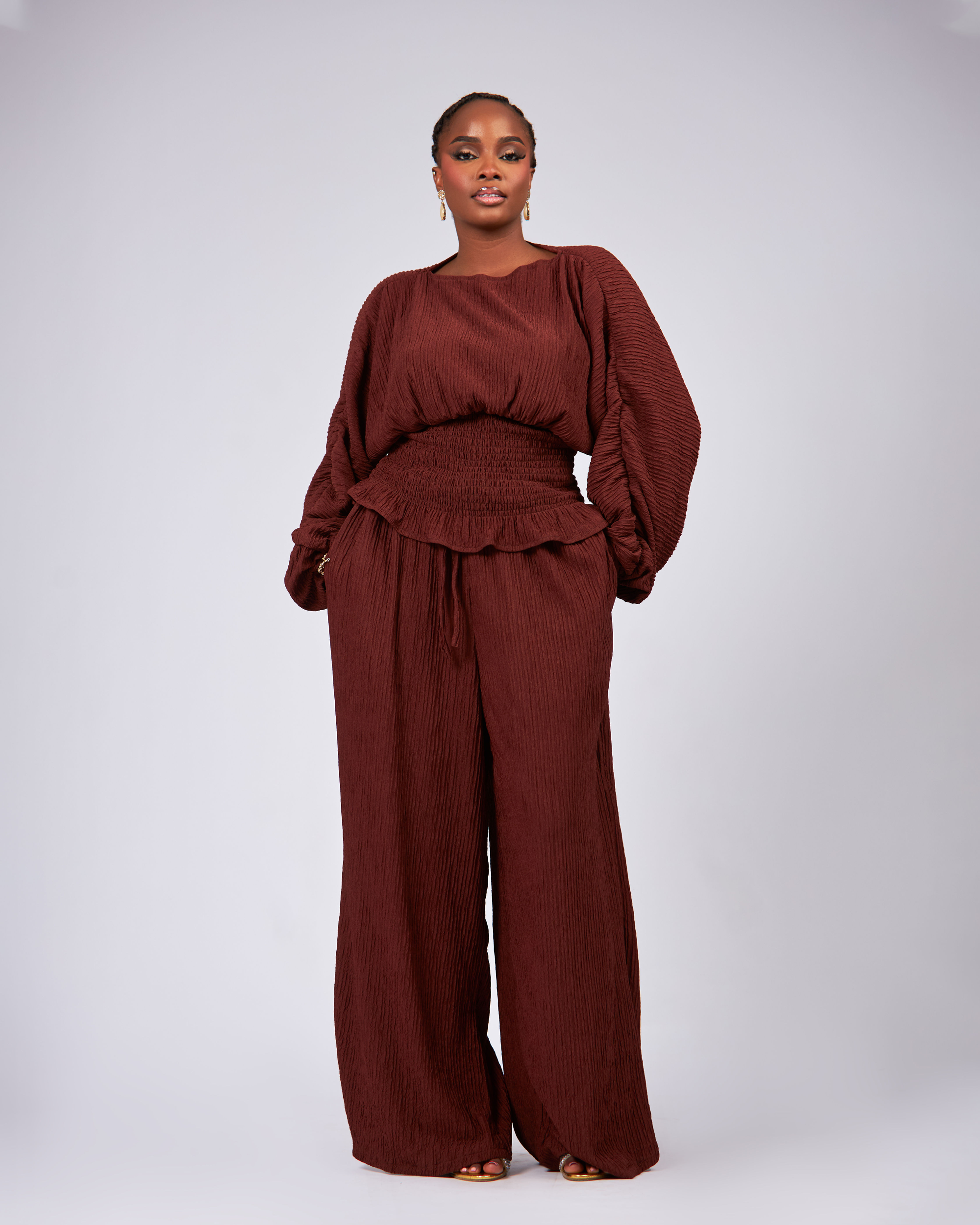 Verve Wide leg Pants Set