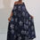 Thumbnail: The Poncho Women's Flowy Summer Print Dress